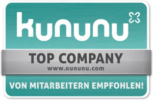 Unsere Mitarbeiter empfehlen uns kununu
